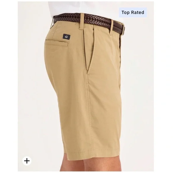 DOCKERS Men's Straight Fit Supreme Flex Ultimate 9.5" Shorts Size 48 - Picture 4 of 11